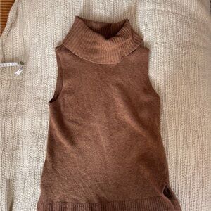 J Crew Turtleneck Sleeveless Sweater